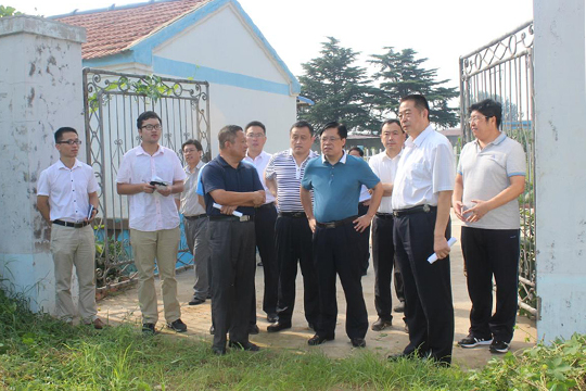高密市委副书记,市长王文琦调研水源地保护工作