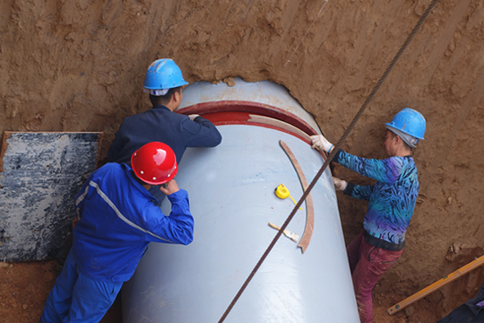 球墨铸铁管直顶工艺首次在邯郸市输水管线上使