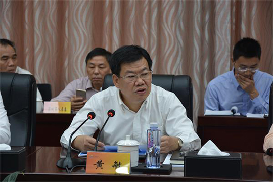 黄敏副市长调研深汕特别合作区环保水务工作
